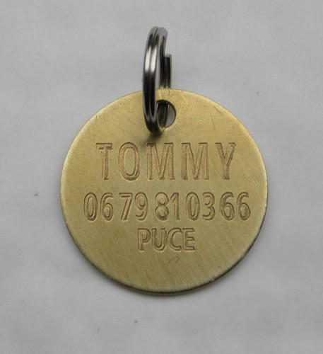 Medaille pour chien - pour, en