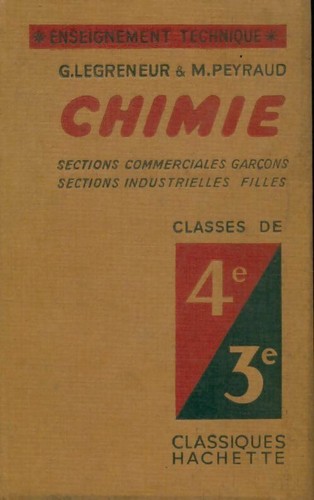 Chimie g - 3e,