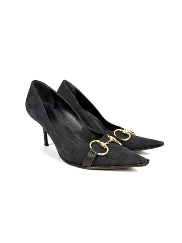 Escarpins gucci noir talons - escarpins,
