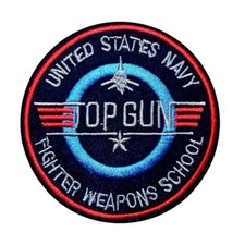 Patch Écusson Top Gun Maverick US Navy (Réf 3) - Thermocollant