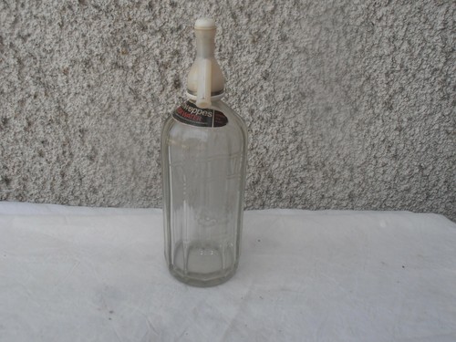 Ancien siphon bouteille eau - bouteille,