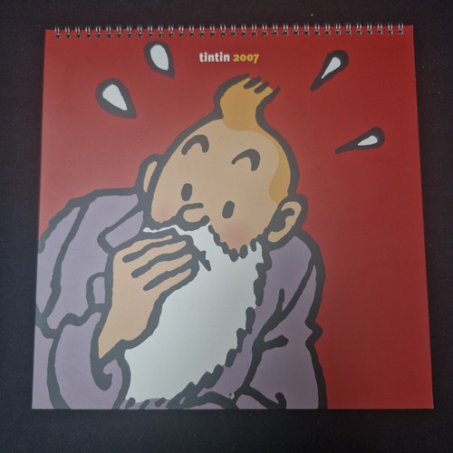 Calendrier tintin année - tintin,
