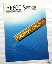 Harman Kardon Series Integrated Amplifier HK600 Hifi Amp Advertising