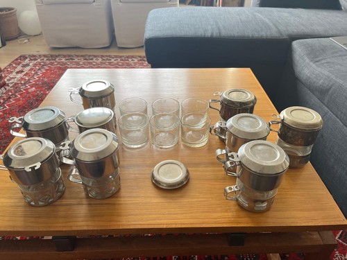 Lot tasses café avec - lot, de