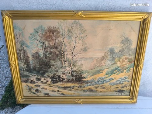 Tableau peinture aquarelle - peinture,