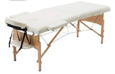 BestMassage Massage Table Adjustable 73 in, Cream, Open Box/Excellent Condition