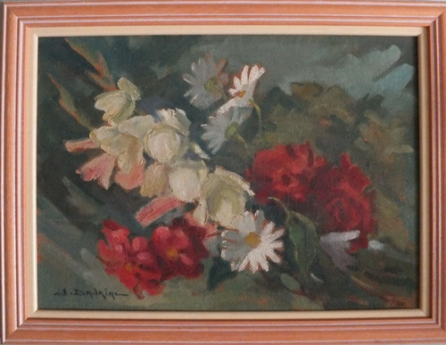 Bouquet fleurs tableau de - bouquet,