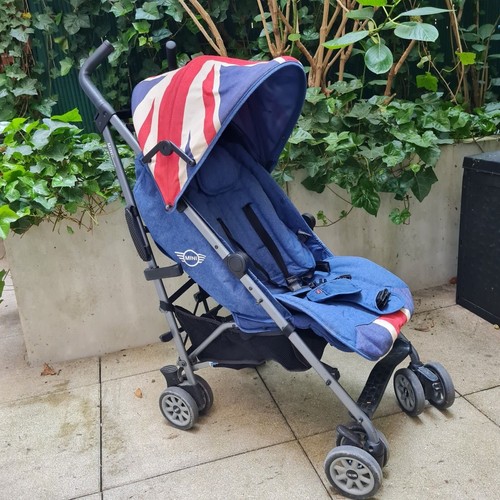 Poussette canne bleue - canne,