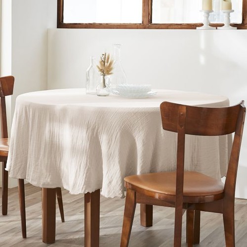 Nappe ronde 180x180 gaze de - nappe,