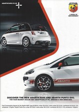 Fiat Abarth 500c Italy car advertisment 2010 Motoring epherma Decorators item 
