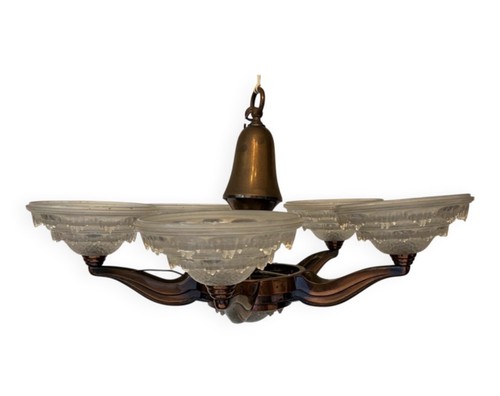 Luminaire lustre art déco - luminaire,