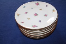 Lourioux Foecy 9 assiettes à dessert en porcelaine 20,5 cm fleurs 