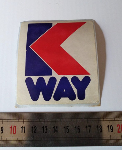 Ancien autocollant kway - ancien,