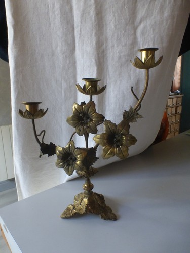 Ancien chandelier candelabre - ancien,