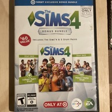 THE SIMS 4 Bonus Bundle (Windows / PC, 2017) Used Code No Disk