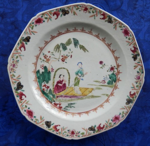 Rare assiette chinoise - assiette,
