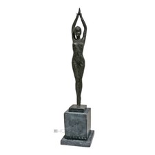 Statue De Danseuse En Bronze Chiparus 3.9kg 49cm