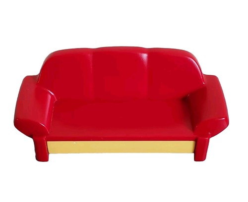 Playmobil canapé lit - lit, rouge