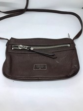 sac bandoulière Fossil en cuir – Marron – Vintage