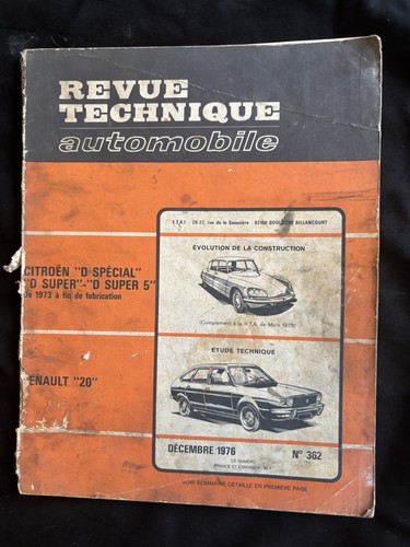 Revue technique automobile - technique,