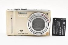 Panasonic LUMIX DMC-TZ10 Gold Compact Camera with Battery Used