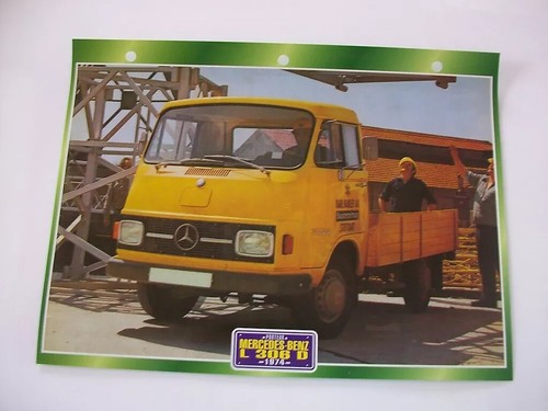 Carte fiche camion porteur - fiche,