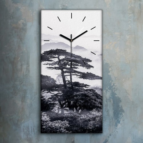 Horloge murale sur - toile, 30x60