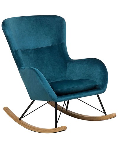 Beliani fauteuil à bascule - fauteuil,