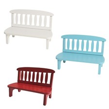 Mini banc de maison de poupée