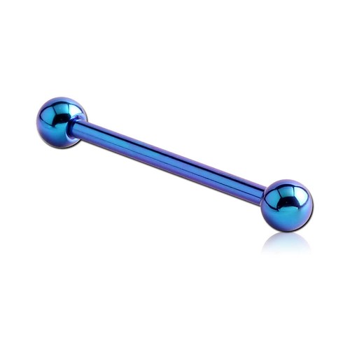 Barbell titane anodisé avec - titane,