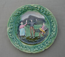 BEAUTIFUL BELGIUM NIMY BARBOTINE PLATE VERY GOOD CONDITION