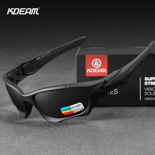 KDEAM Polarized Night Vision Photochromic Sunglasses Mens Outdoor Sports Glasses