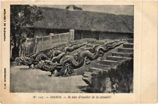 Old postcard AK Hanoi Citadel Stair Ramp Vietnam Indochina (1345473)