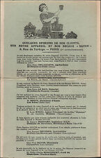 PARIS (I°) JAM & JAR APPARATUS FACTORY "Ets. Sidney HEBERT / SAVOR"