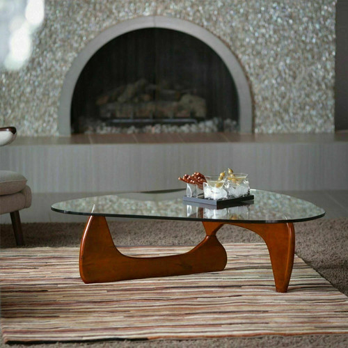 Noguchi coffee table triangle - coffee,