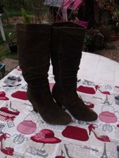 Botte vert kaki cavalière