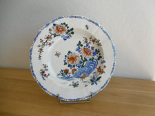 PLAT ROND CREUX FAIENCE GIEN