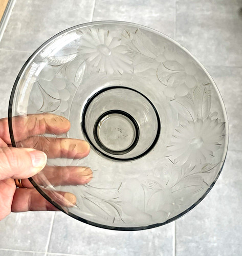 Coupe verre fumé taillée