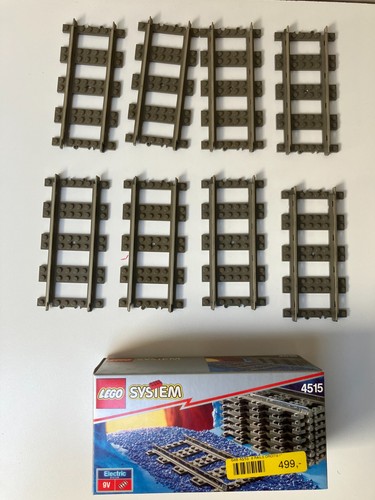 Lego 4515 rails droits - 8,