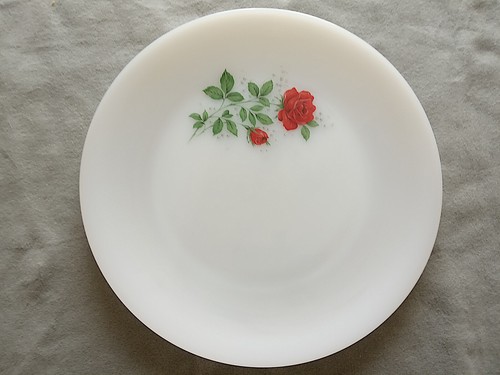 Plat rond arcopal vintage - rond,