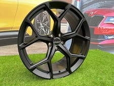 4 X 20 Inch 5x112 Rs6 Perf Style Matt Black Wheels : Fits For Audi A5 A6 A8 Q7