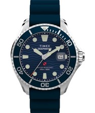 Timex Montre Bleu Analogique