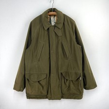Beretta Field Coat Mens 42 Large Green Goretex Utility Hunting Shooting Jacket