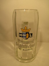 Brauerei Feldkirchen Beer Glass Near Westerham Antique Enamel Painting