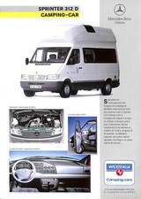 1995 MERCEDES TRUCKS / PROSPECTUS / SPRINTER 312 D MOTORHOME WESTFALIA