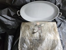 T Fal Oval Dupont Teflon Vintage Pan Gray 