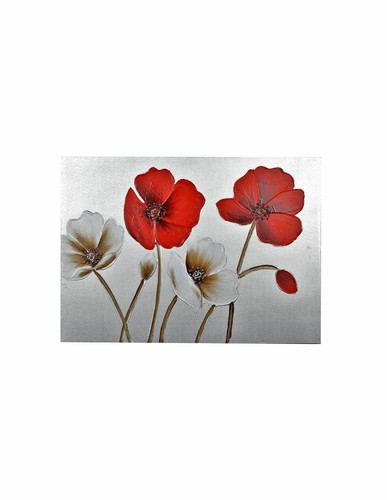 Peinture fleurs sur toile - sur,