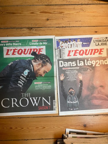 Journaux équipe lewis - l'équipe,