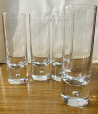 Service 4 verres à cocktail cristal Long Drink Boda "Pipi" W. Hickman 1970 SUEDE