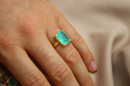 Bague tourmaline paraiba - , bleue